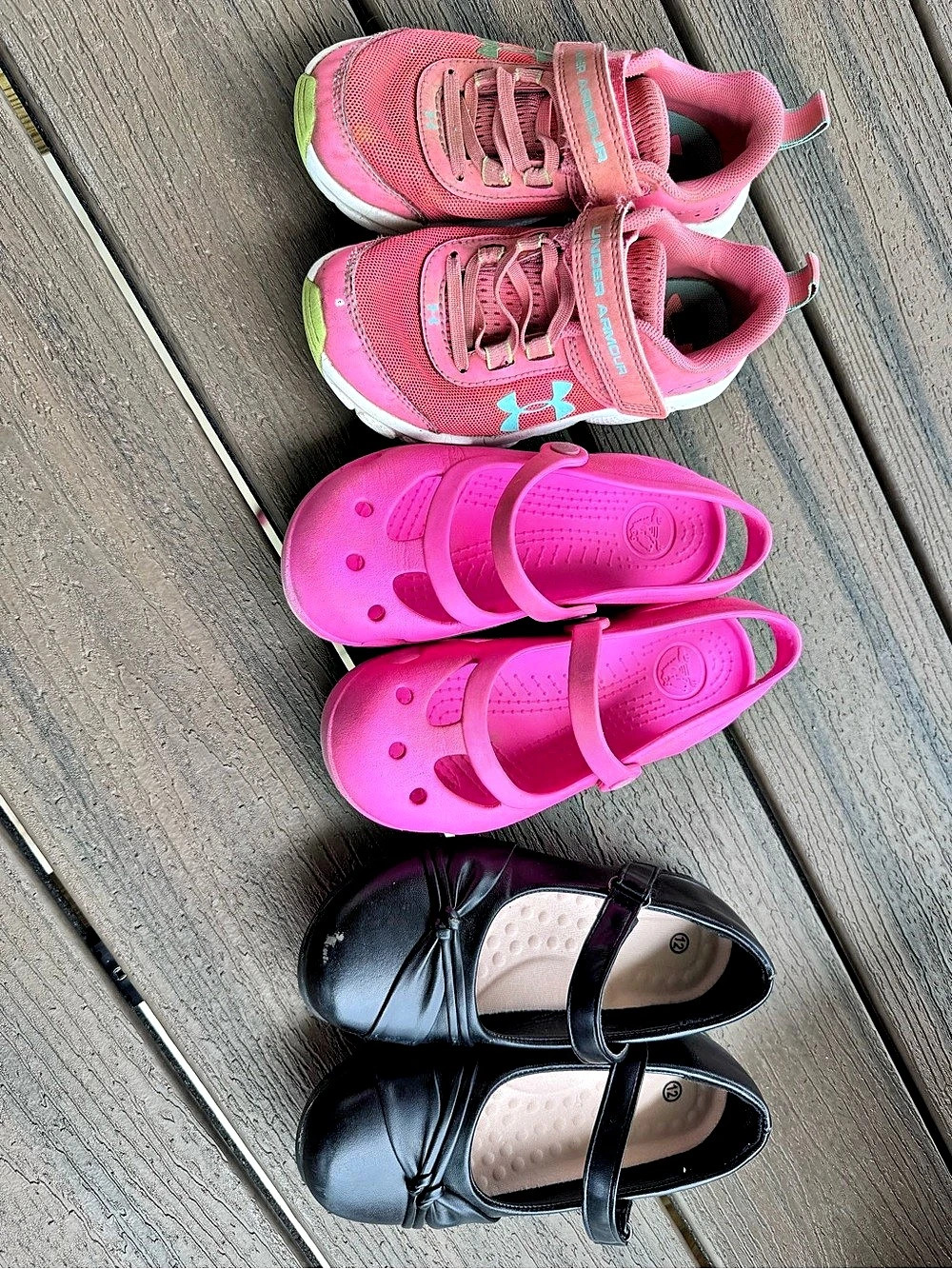 Girls size 12 shoe lot